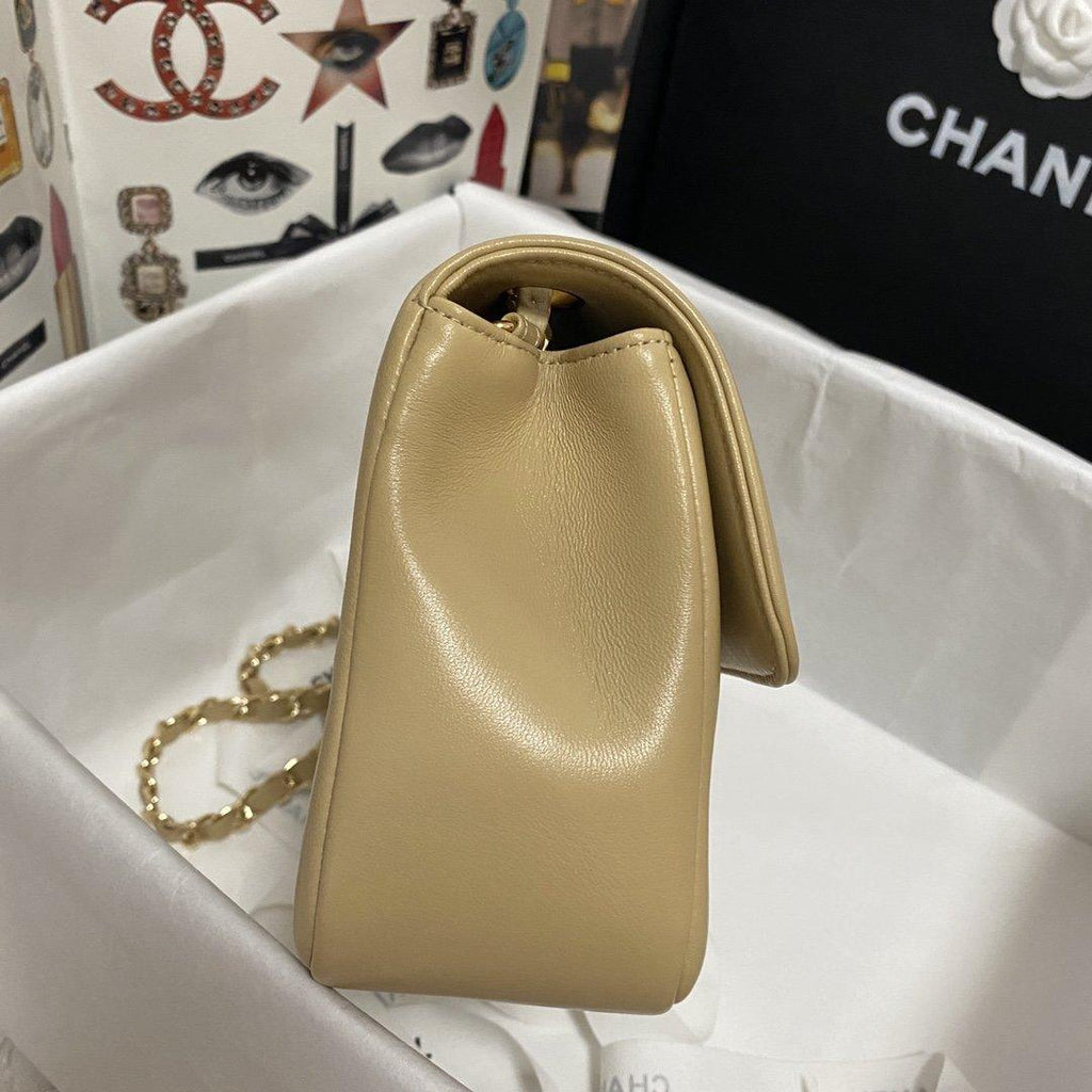 Vertical Quilted Flap Bag