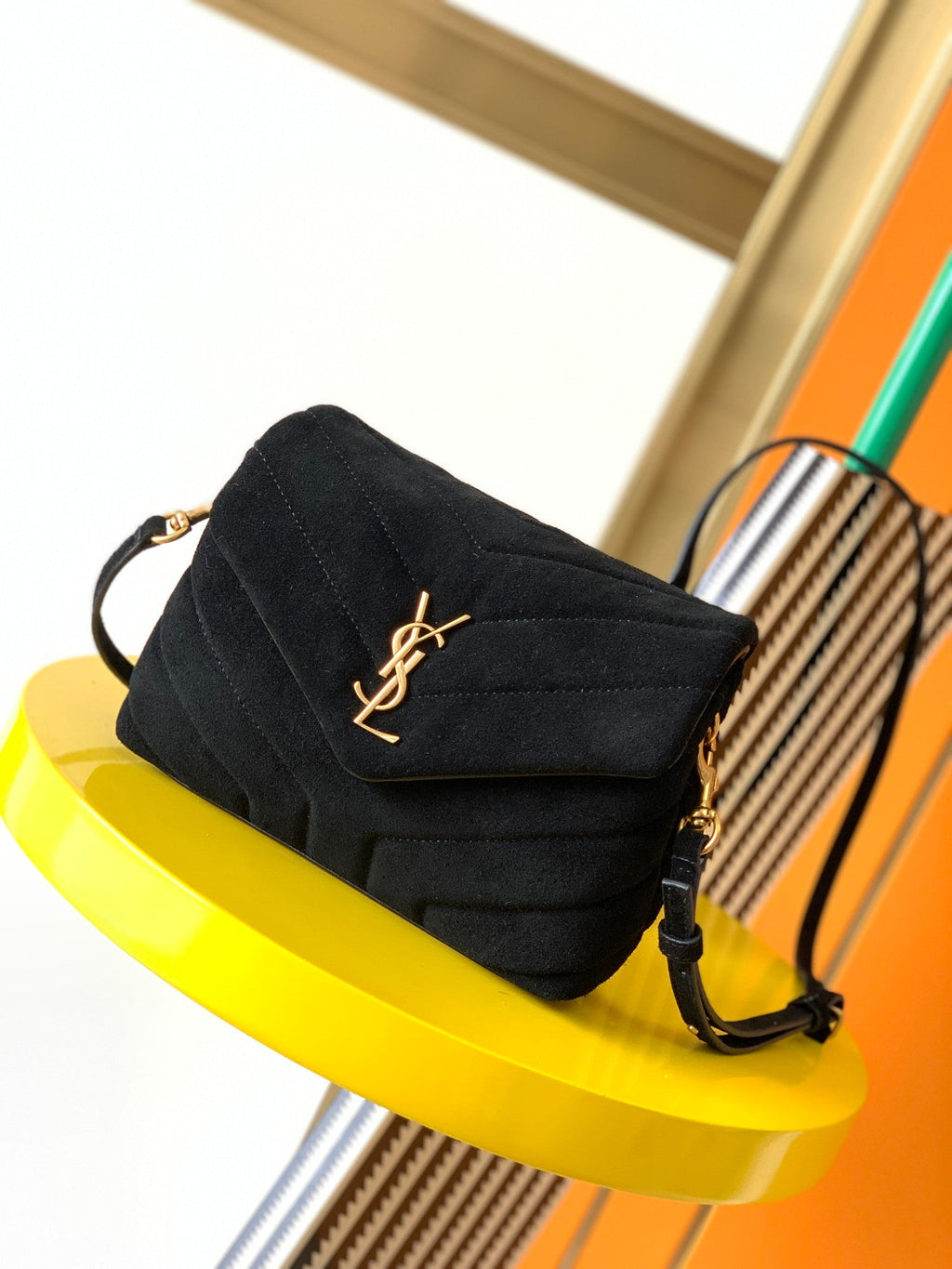 Loulou 20 Black Velvet  20x14x7cm