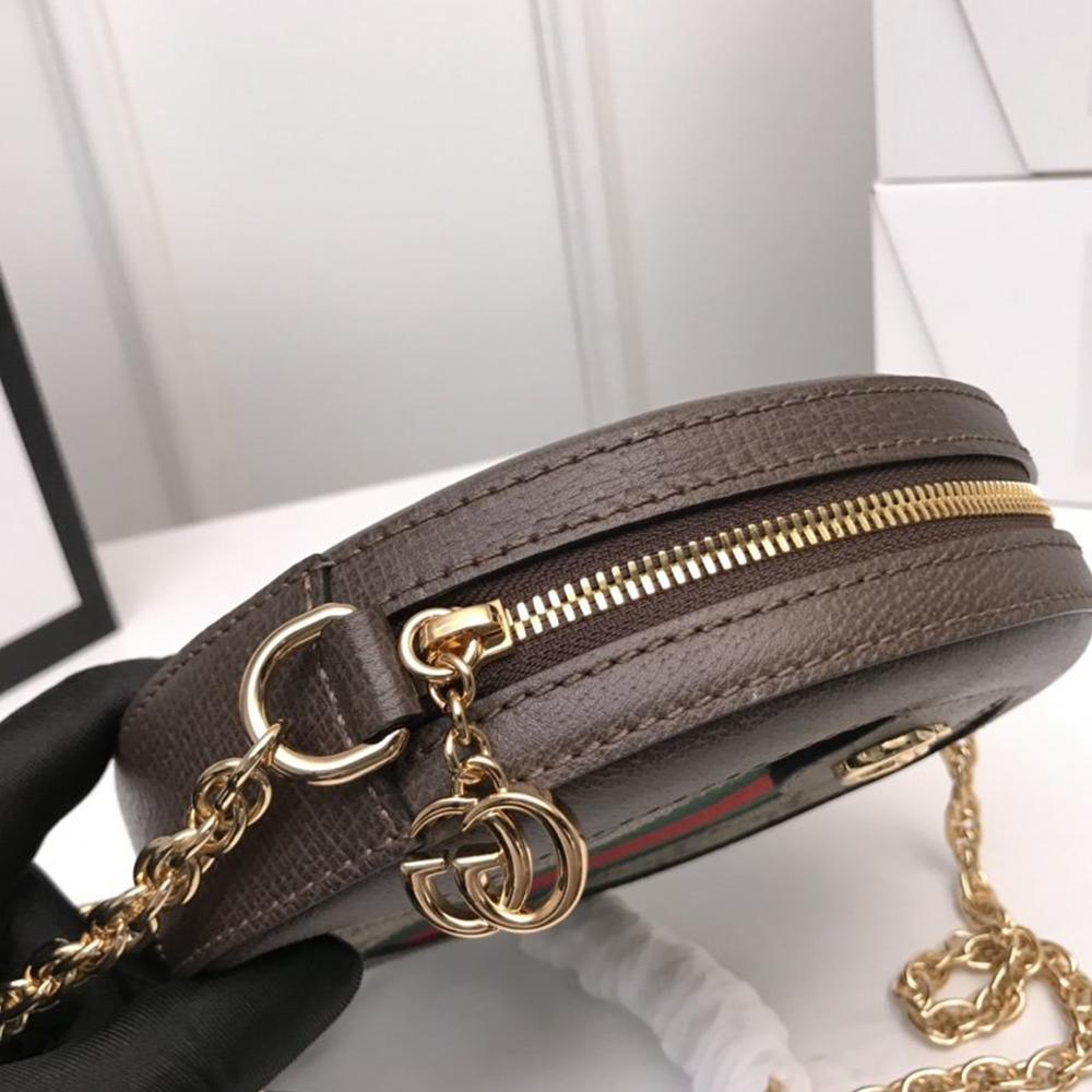Ophidia mini GG round shoulder bag