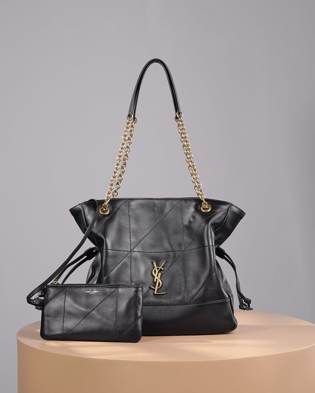 Jamie 4.3 large pochon leather Tote bag 34x10x33cm