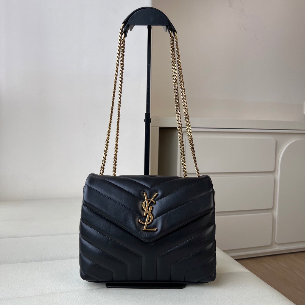 Saint Laurent Loulou Medium Chain Shoulder Bag