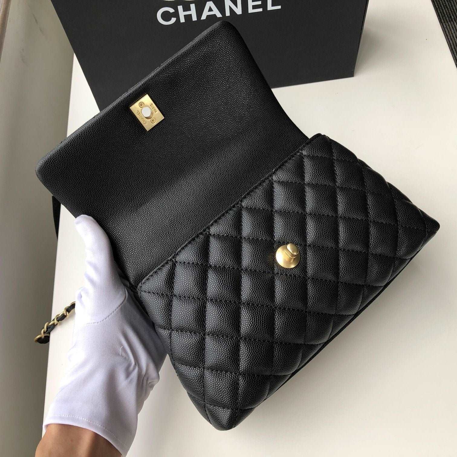 small flap Bag With Coco Handle