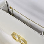 30 MONTAIGNE BAG Latte Box Calfskin
