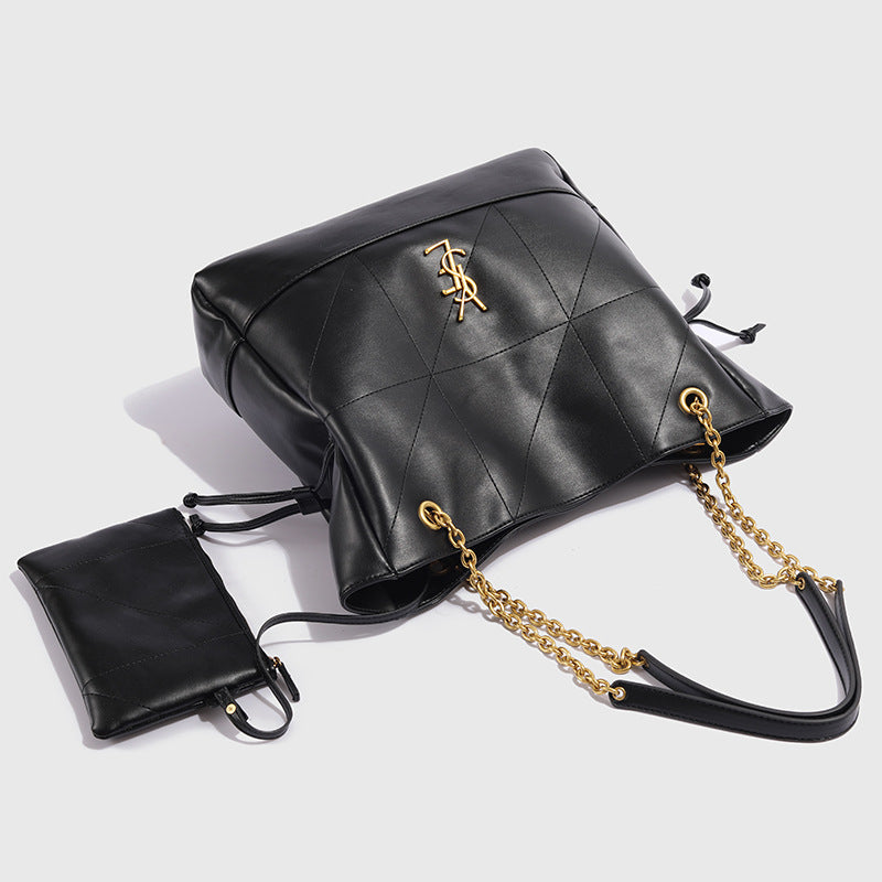 Jamie 4.3 large pochon leather Tote bag 34x10x33cm