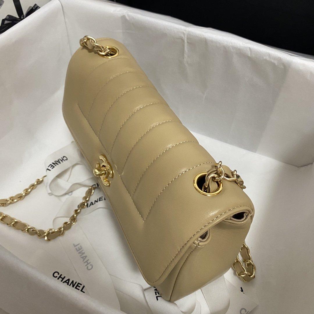 Vertical Quilted Flap Bag