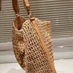SAINT LAURENT Raffia tote Bag