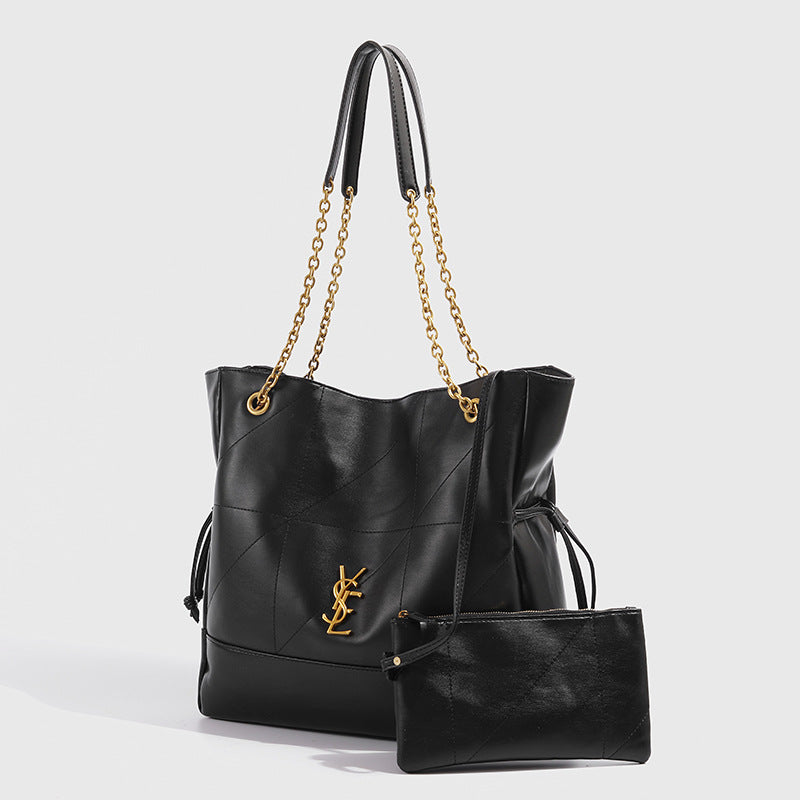 Jamie 4.3 large pochon leather Tote bag 34x10x33cm