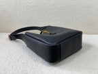 Le 5 A 7 Supple Small Grained Leather Black 23 x 22 x 8.5cm