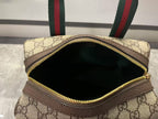 Mini GG Handbag - Beige and dark brown