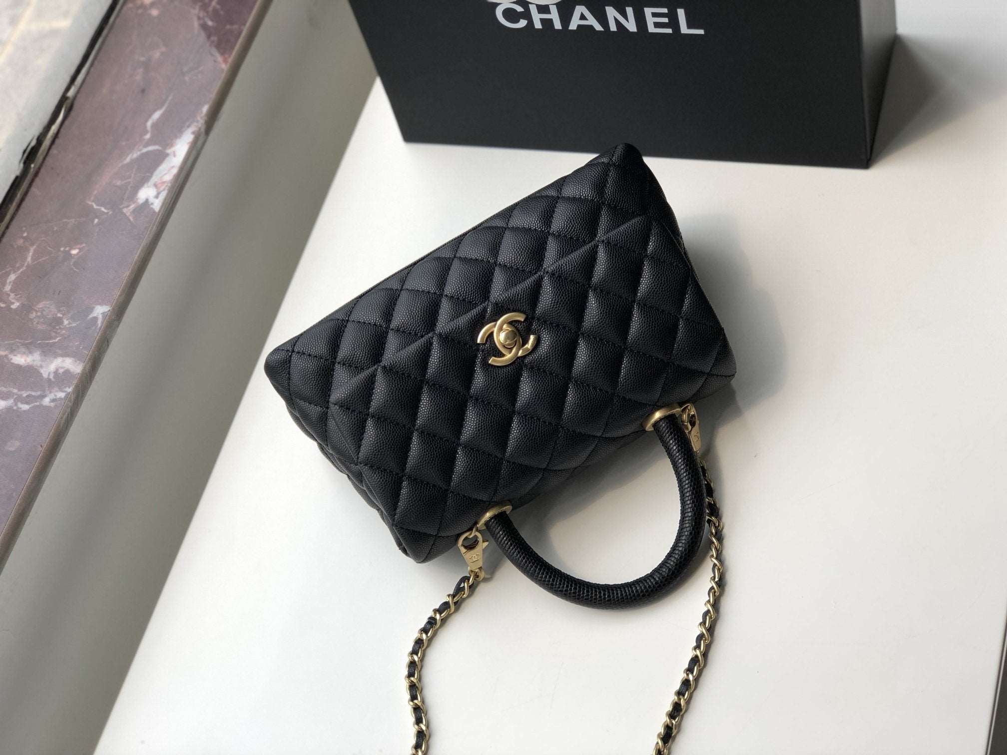 small flap Bag With Coco Handle