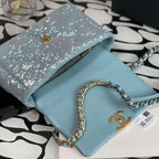 Sequin Quilted Medium flap bag