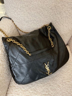 SAINT LAURENT Chain Leather Shoulder Bag