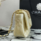 19 sequin Flap Bag