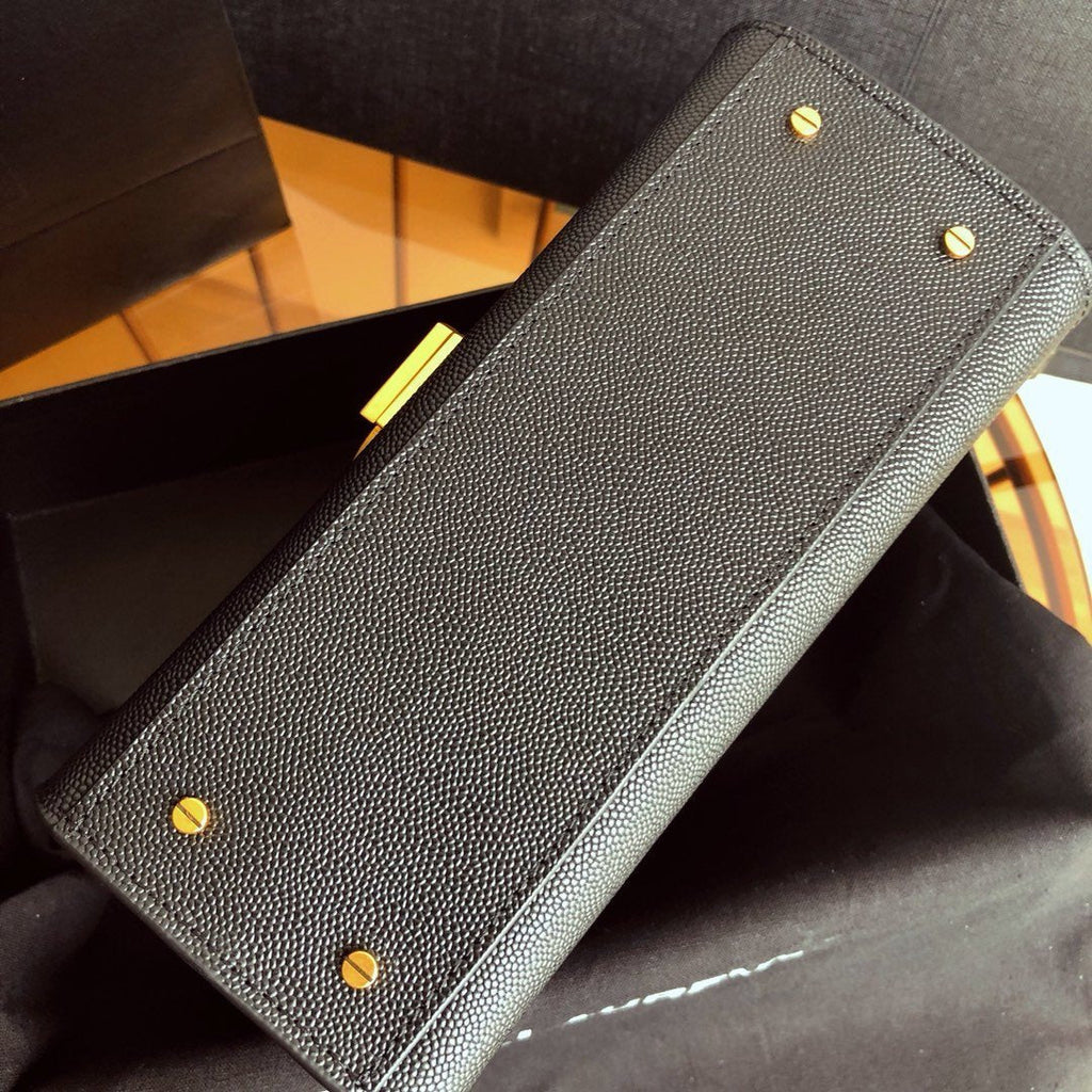 Cassandra Mini Top Handle Bag Black