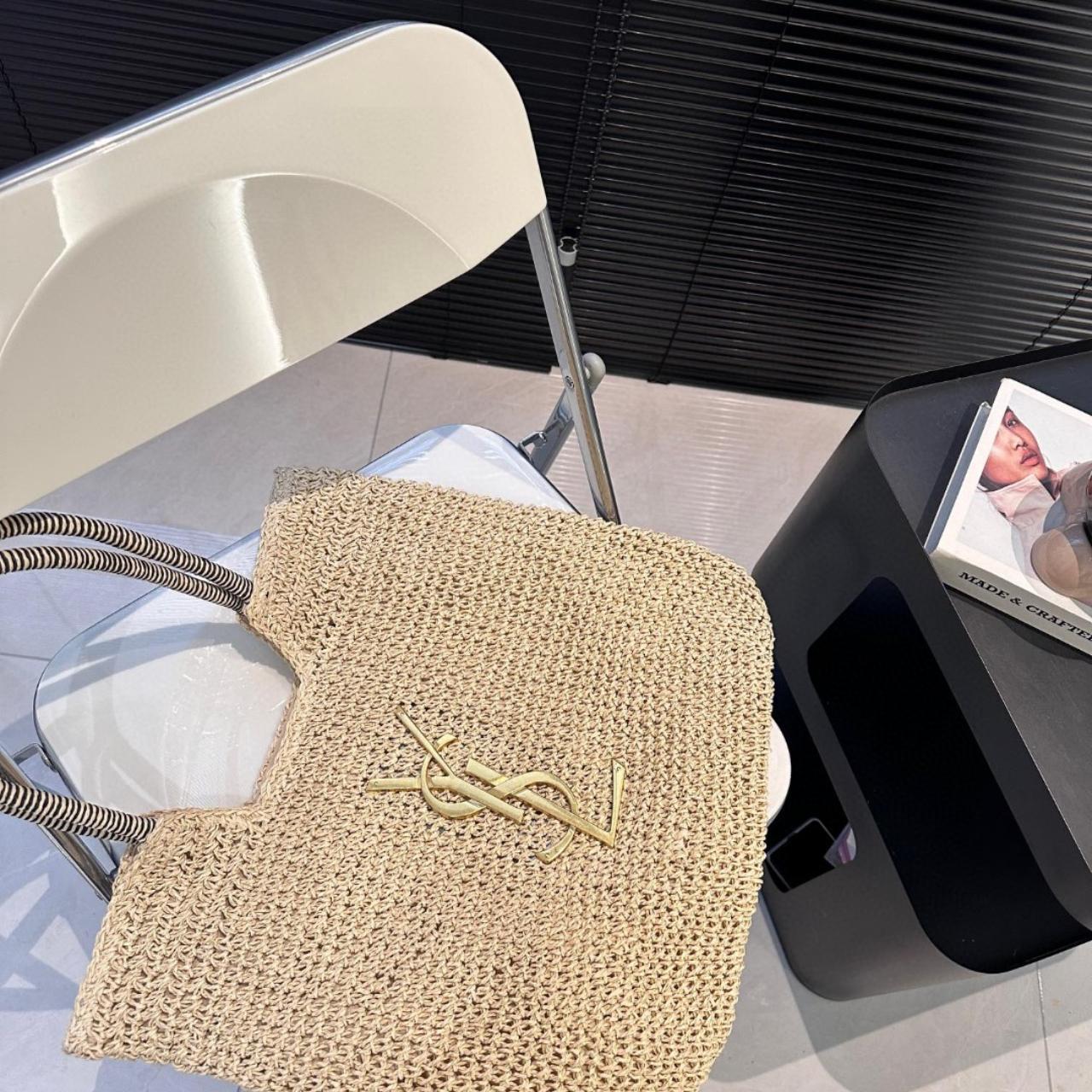 SAINT LAURENT Raffia Bag