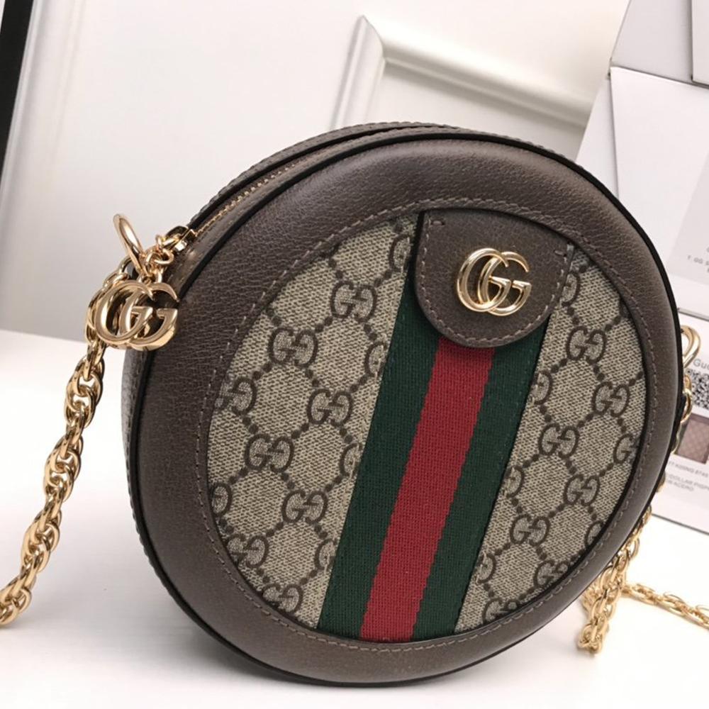Ophidia mini GG round shoulder bag
