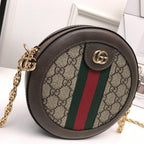 Ophidia mini GG round shoulder bag