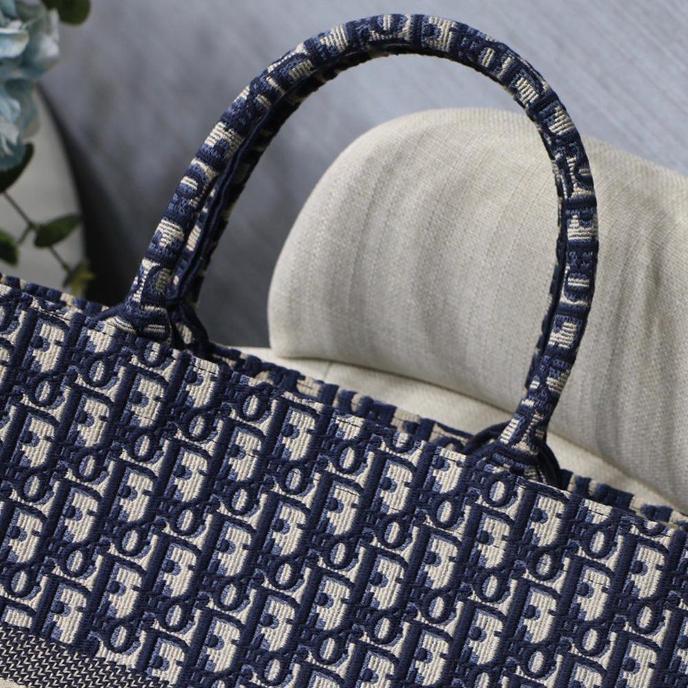 Book Tote Navy Blue