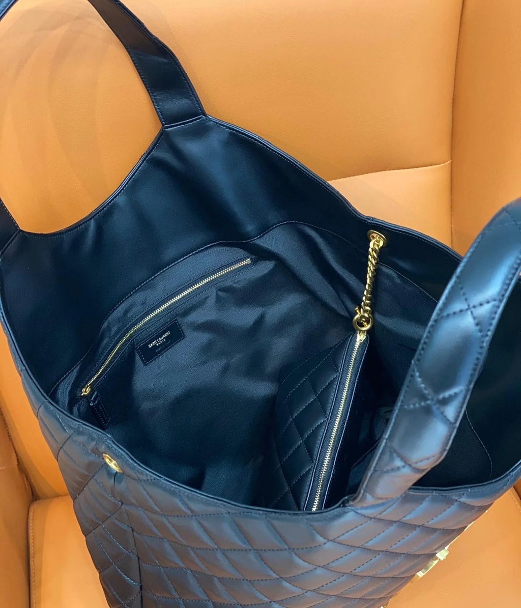 SAINT LAURENT Icare extra large embellished quilted leather tote60 ?? 39 ?? 8 cm