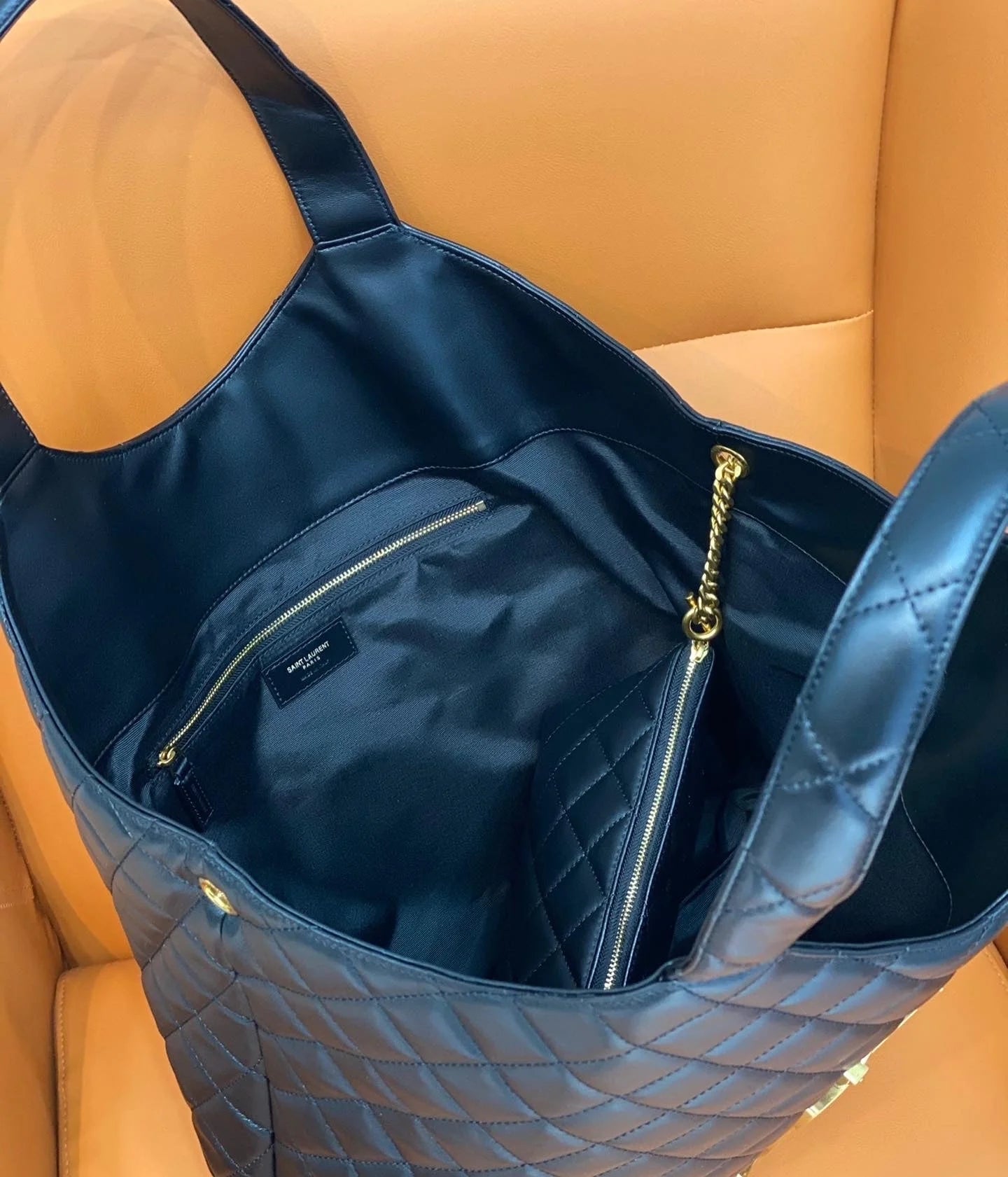 SAINT LAURENT Icare extra large embellished quilted leather tote60 ?? 39 ?? 8 cm