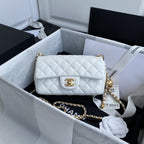 Pearl crush Mini Flap Bag