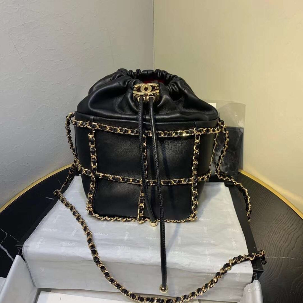 Bucket chain Drawstring Bag 2021