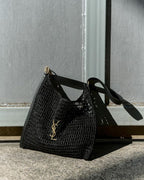 SAINT LAURENT Raffia tote Bag