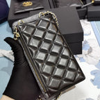 lambskin phone holder