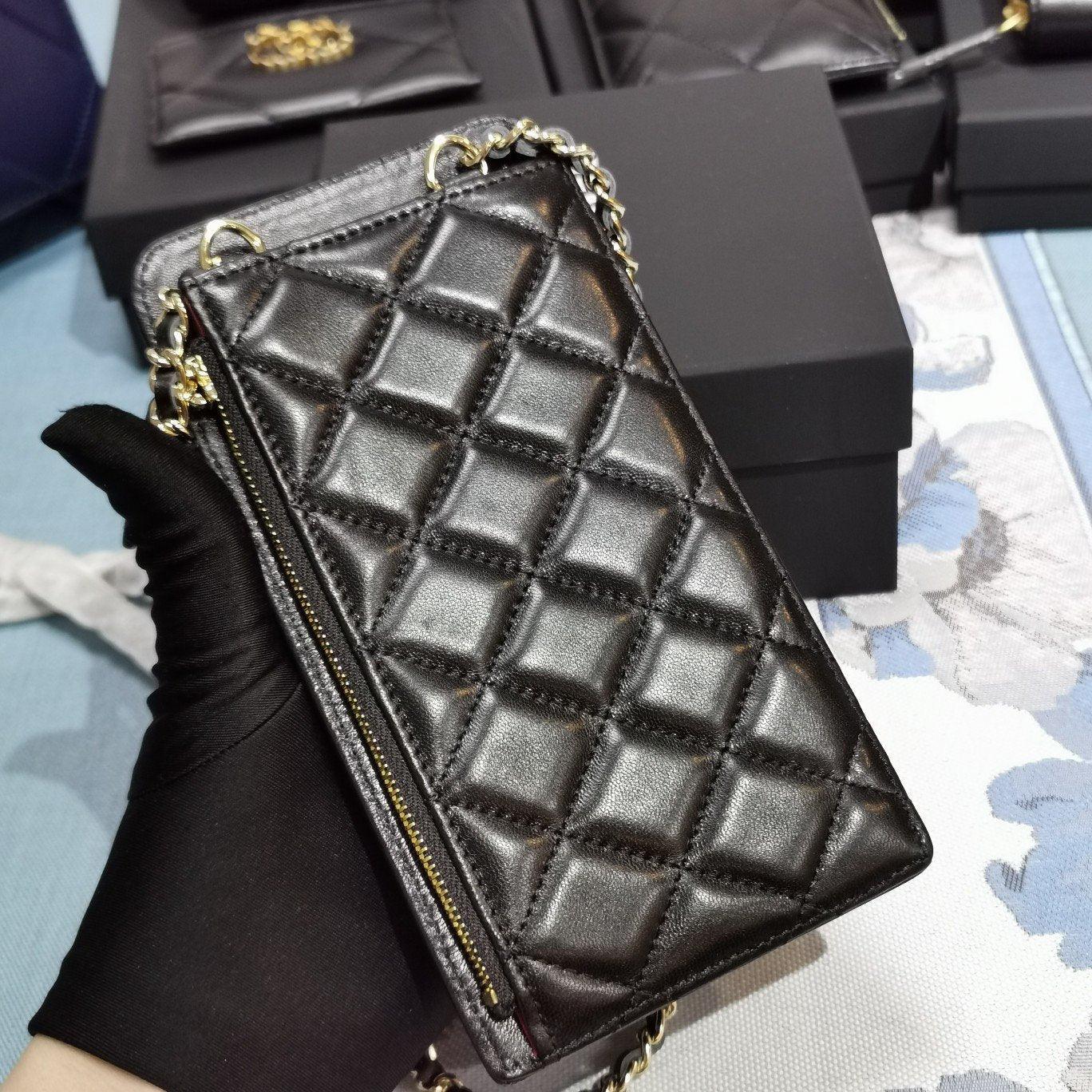 lambskin phone holder