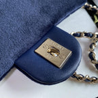 Square Mini Classic Flap Bag Velvet