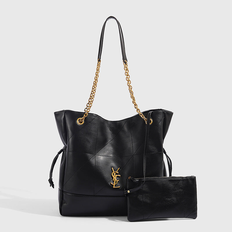 Jamie 4.3 large pochon leather Tote bag 34x10x33cm