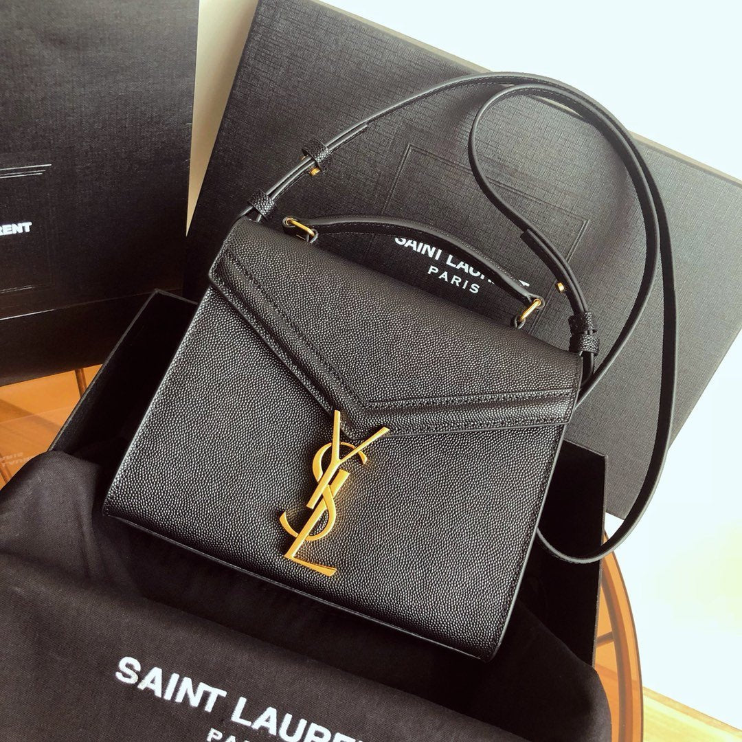 Cassandra Mini Top Handle Bag Black