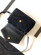 Loulou 20 Black Velvet  20x14x7cm