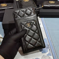 lambskin phone holder