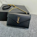 Cassandra Shoulder Black Bag - 19x12.5x3.5cm