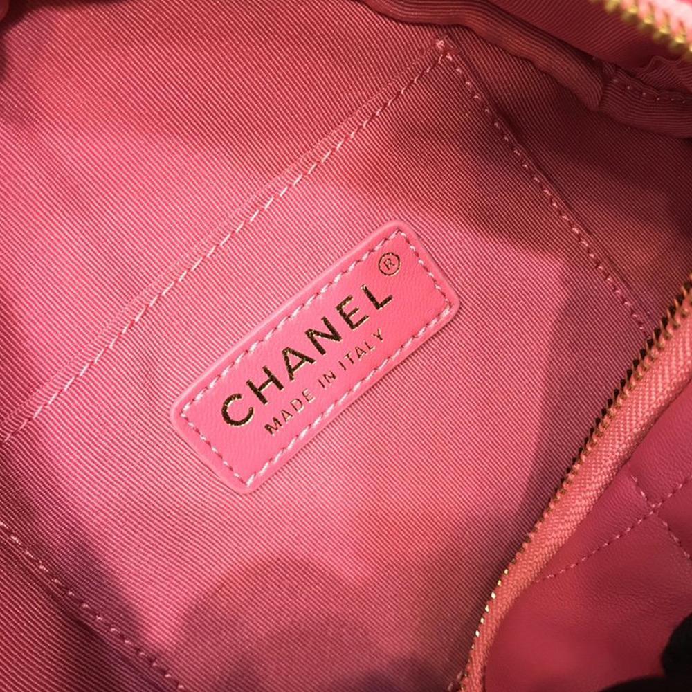 lambskin diamond cut Pink bag