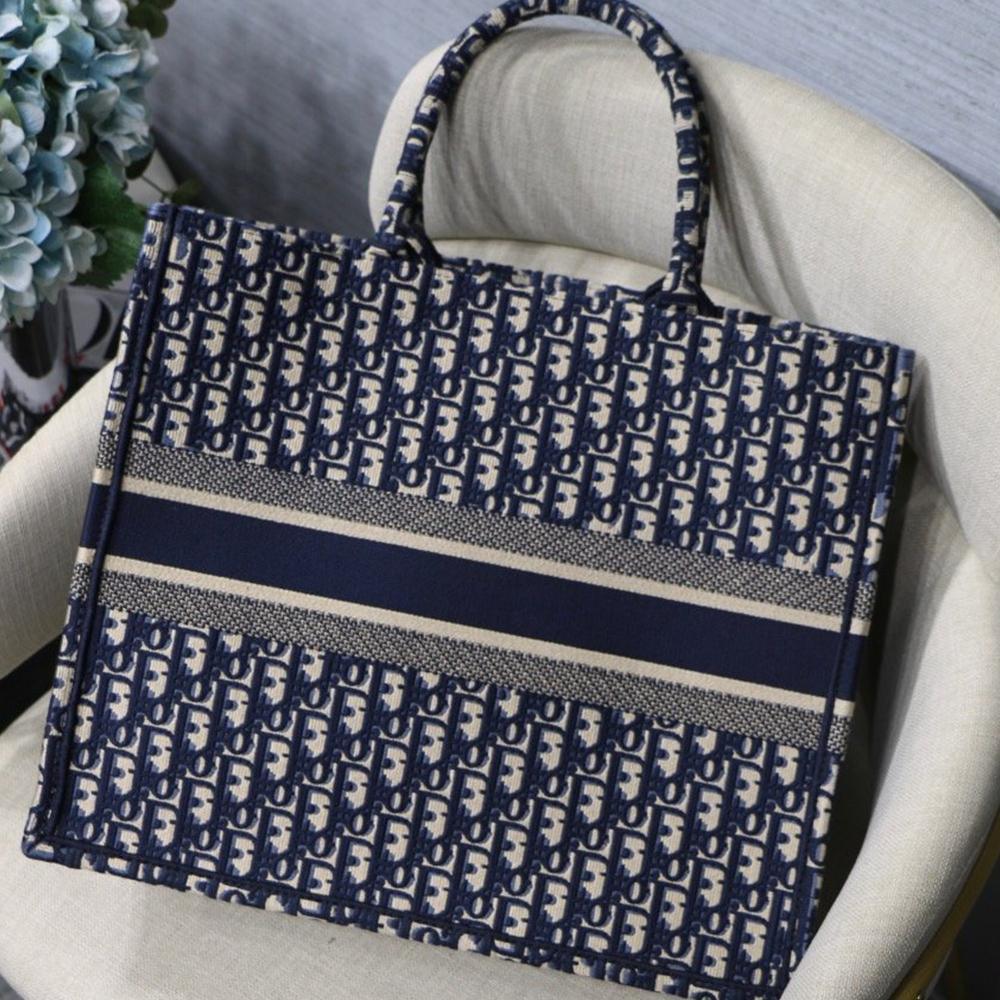 Book Tote Navy Blue