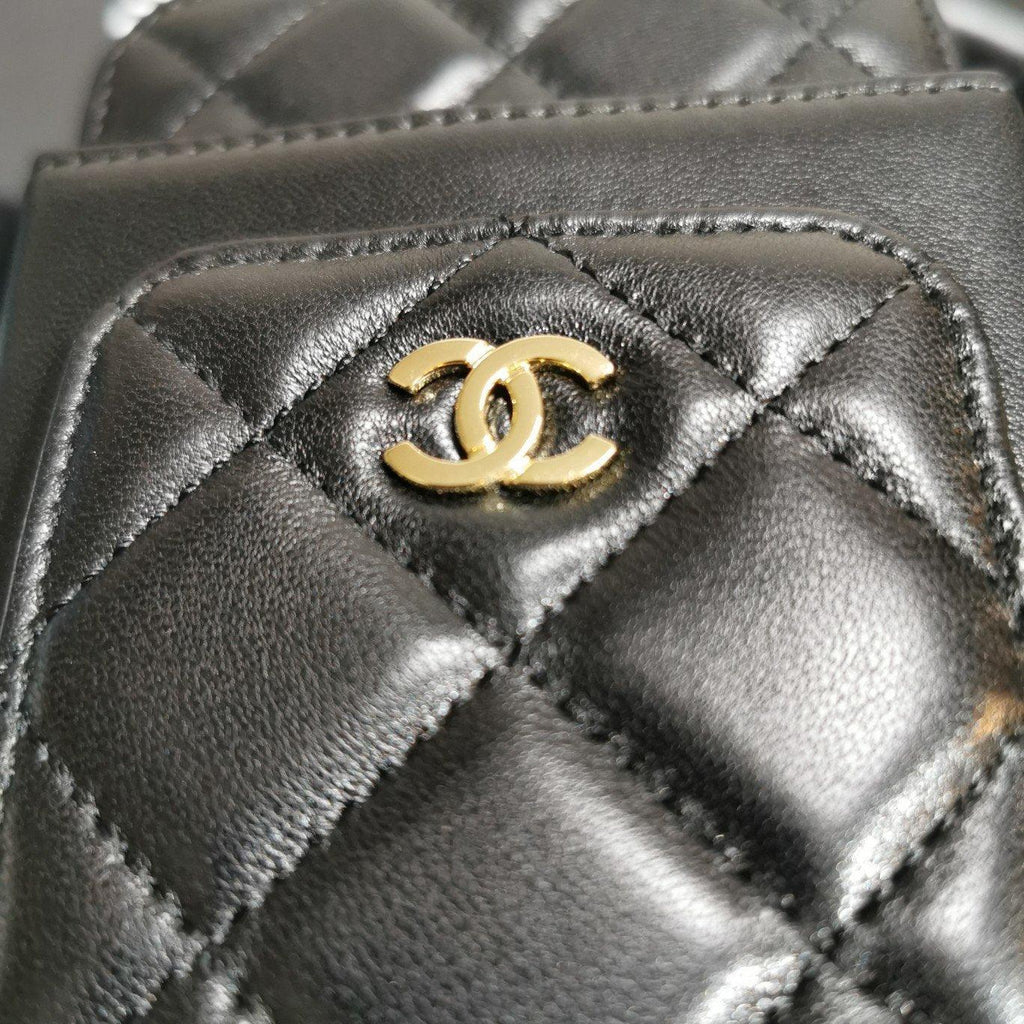 lambskin phone holder