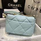 19 small Flap Bag Tiffany Blue