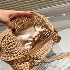 SAINT LAURENT Raffia tote Bag