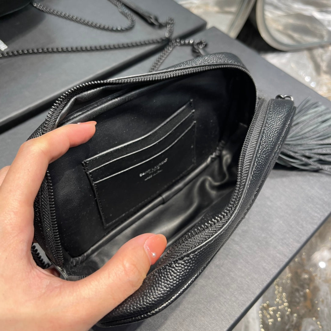 Loulou Mini Camera Bag 18cm Black