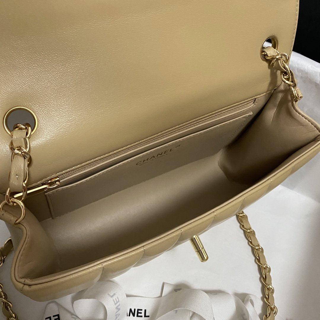 Vertical Quilted Flap Bag