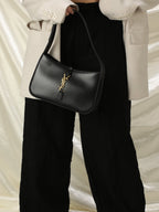 Saint Laurent Le 5 ¡ùãå 7 Hobo Bag In Patent Leather - Black - Women