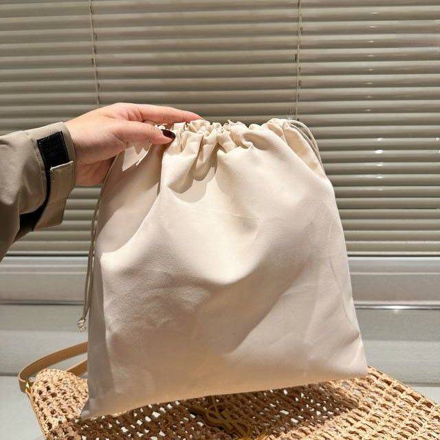 SAINT LAURENT Raffia tote Bag