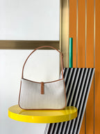 LE 5 ?¨´?? 7 in canvas and leather - 23 X 16 X 6.5 CM