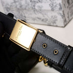 30 Montaigne Flap Shoulder Crossbody Bag with CD Clasp and Adjustable Leather Strap (24 x 17 x 8) cm