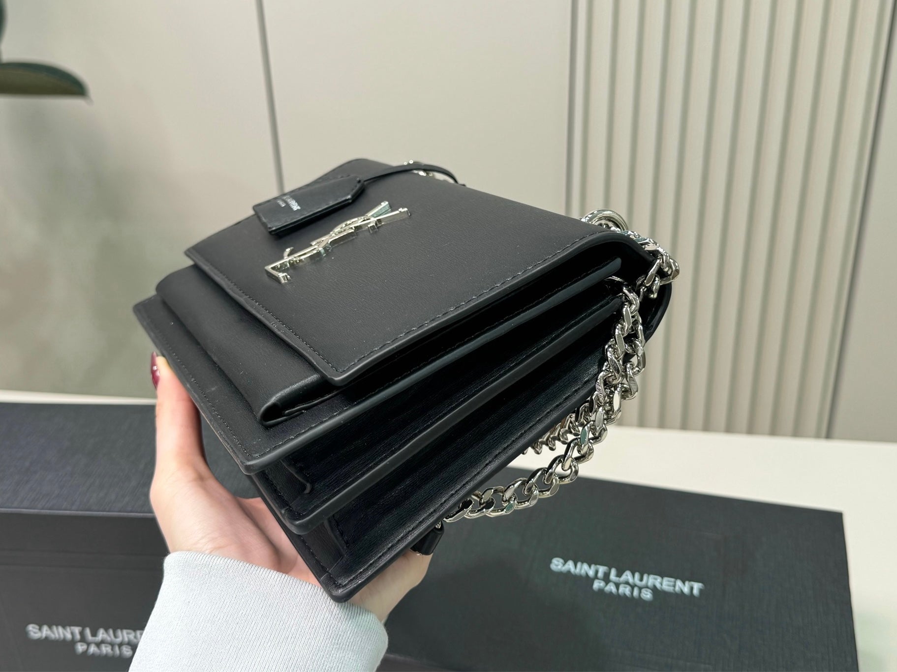 Saint Laurent Sunset Medium Monogram Crossbody Bag