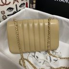Vertical Quilted Flap Bag
