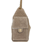 Small 25 Hobo Grey Suede