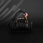 Miu Miu Black Matelass¨¤? Leather Top Handle Bag